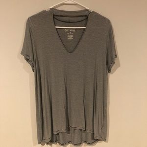 AEO soft and sexy striped shirt